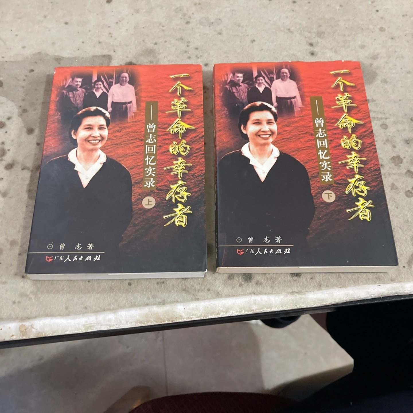 正版旧书 一个革命的幸存者（上下）：曾志回忆实录 曾志 / 广东人民出版社 / 1998-07 / 精装