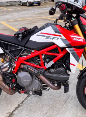 GARUDA加路达 适用杜卡迪骇客950 改装全车前后金属刹车 油管钢喉