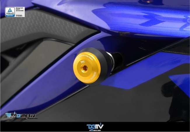 德国 DIMOTIV 适用YAMAHA雅马哈 YZF R3 R款车身防倒防摔球 DMV