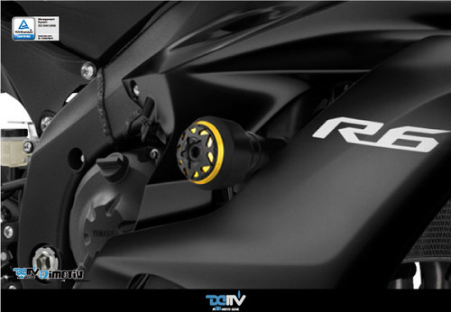 德国 Dimotiv 适用YAMAHA雅马哈 YZF R6 S款车身防倒防摔球 DMV