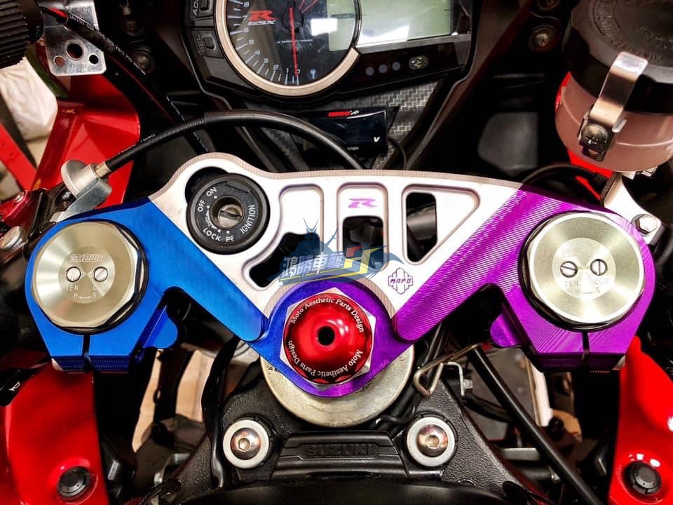 台湾MAPD 适用铃木GSXR1000大R/600 改装铝合金锻造上三星上联板