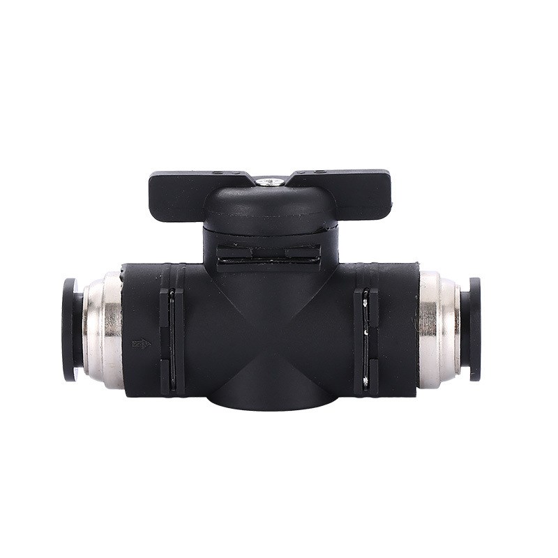 速发手动开关阀BUC-4/6/8/10/12mm软管气管气U快速接头手动阀变径