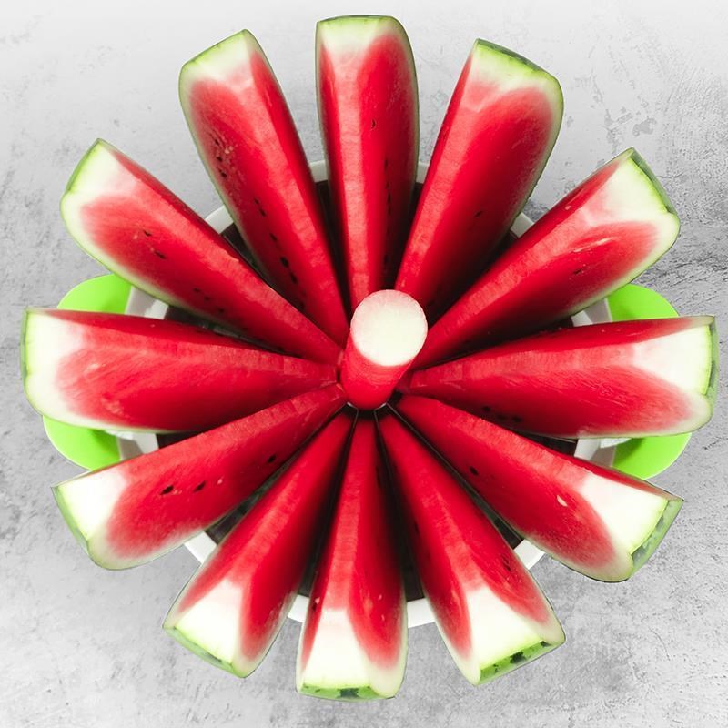 速发式西瓜神器分割器04不锈钢水果刀花切切瓜切块开切西丁工具挖