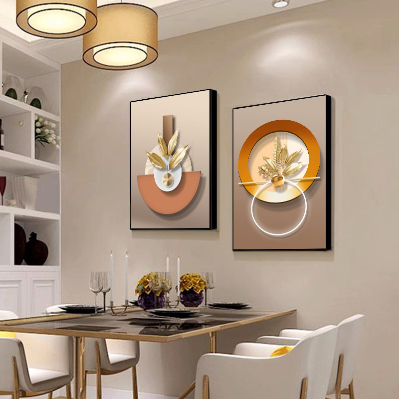 餐厅装饰画现代简约高档饭厅挂画餐桌背景墙轻奢水果创意酒杯壁画