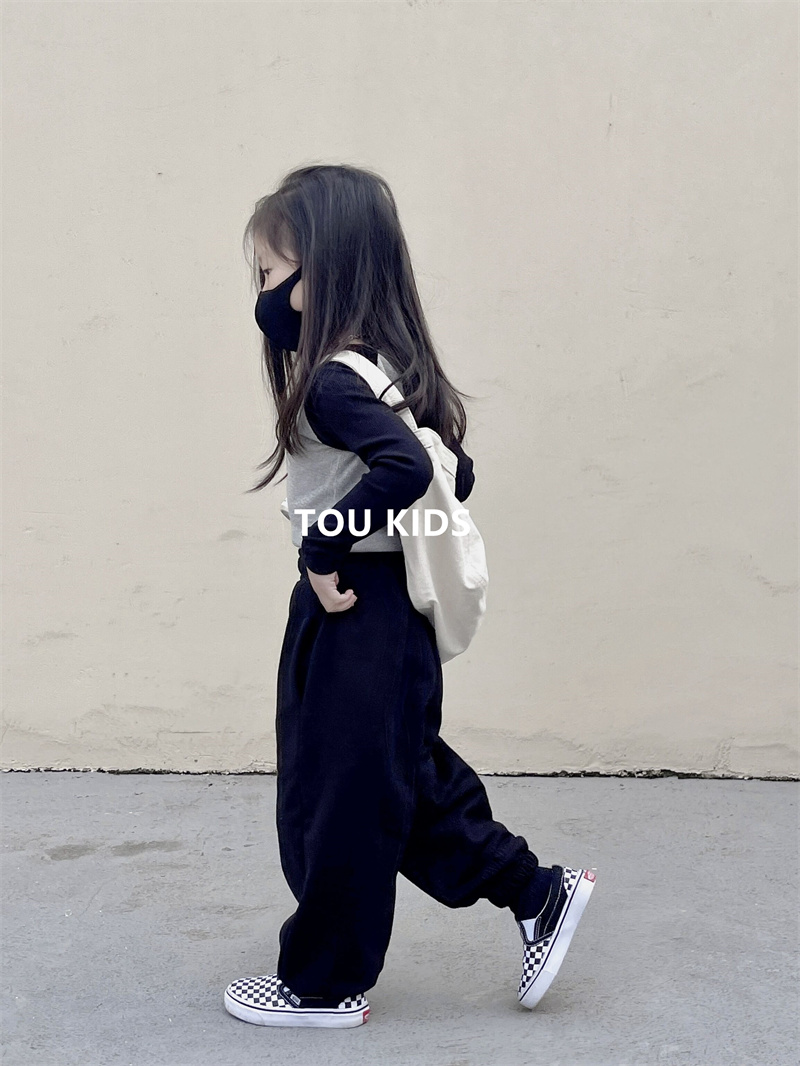 秋t恤卫裤套装又酷又飒网红炸街