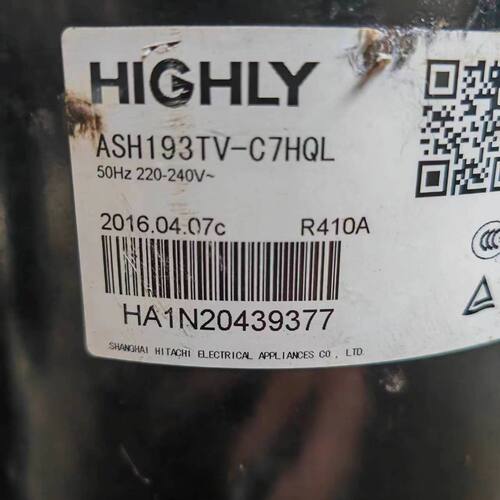 ASH193TV-C7HQL定频410       压缩
