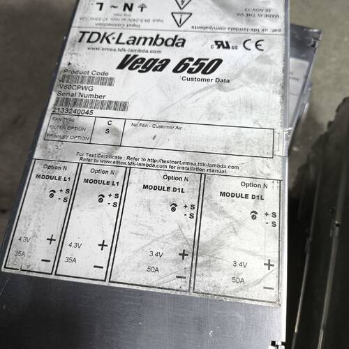 TDK-LAMBDA  Vage 650  V60CPWG日