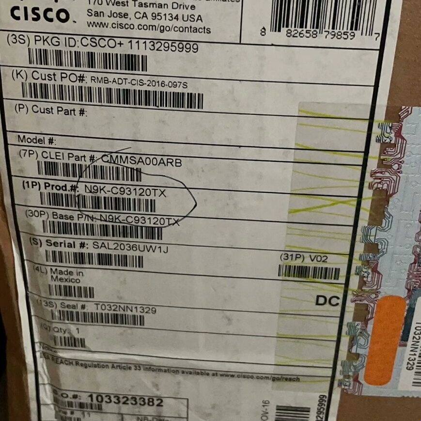 cisco N9K-C93120TX 96口万兆