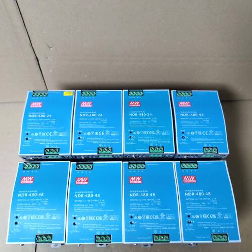 明纬导轨式开关电源 型号NDR-480-24(24V/20A