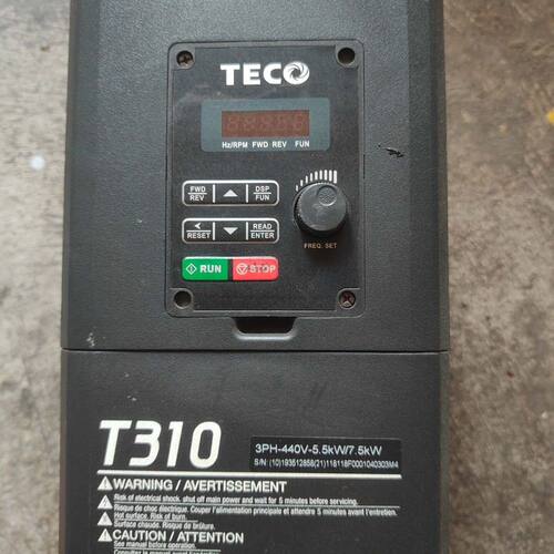 东元T310变频器5.5KW T310-4008- 3