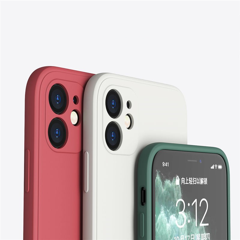 iPhone13/11秒变苹果12液态硅胶X/XR新款pro直边手机壳ProMax防摔 3C数码配件 手机保护套/壳 原图主图