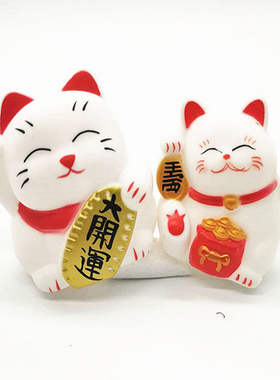 招财猫蛋糕装饰摆件乔迁之喜网红流行配件个性创意开业甜品台布置