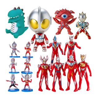 包邮网红奥特曼蛋糕装饰摆件插件超人英雄打怪兽儿童生日烘焙玩具