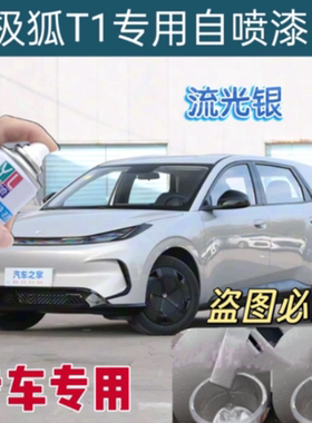 极狐T1流光银专用自喷漆晨曦白汽车划痕修复车漆霞光紫防锈手喷漆