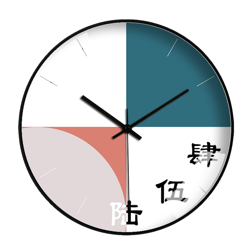 静音简约北欧艺术挂表现代创意星空挂钟客厅家用时钟挂墙石英钟u.