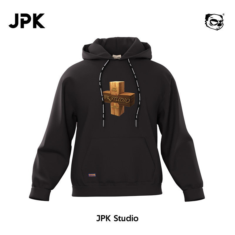 JPK十周年限定x鲁班·榫卯 宽松男士春连帽卫衣长袖潮流大码潮牌