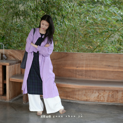 白色亚麻阔腿裤子禅意新中式出片穿搭粉色套装春夏气质明媚慵懒风