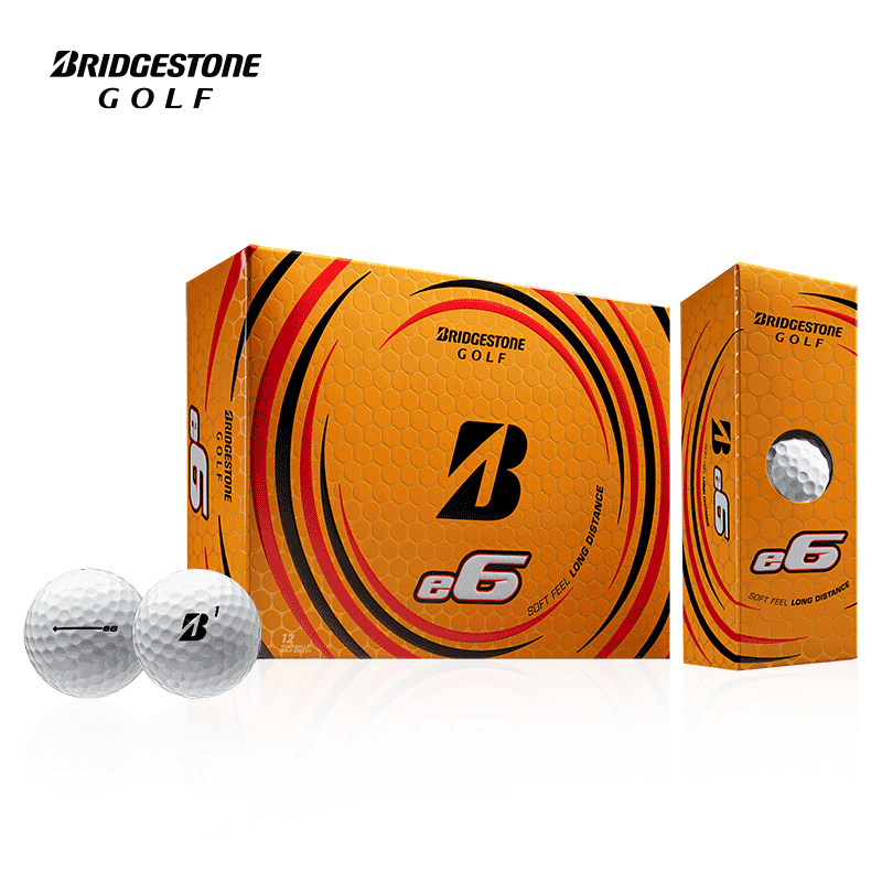 Bridgestone普利司通高尔夫球二层球E6远距离球球队团购22年新品