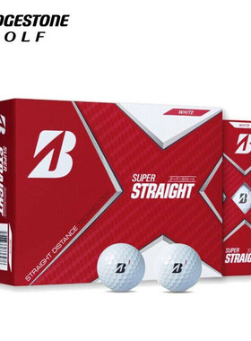 Bridgestone普利司通高尔夫球三层球比赛用球 SUPER STRAIGHT新款