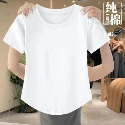 100%纯棉短袖2025新款热卖T恤衫