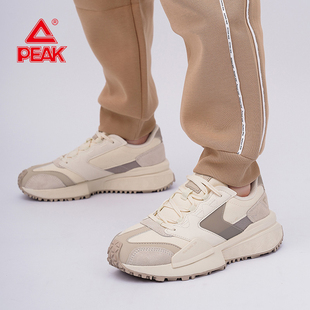 情侣增高 男女缓震耐磨运动鞋 匹克态极70S伴行秋冬新款 复古休闲鞋