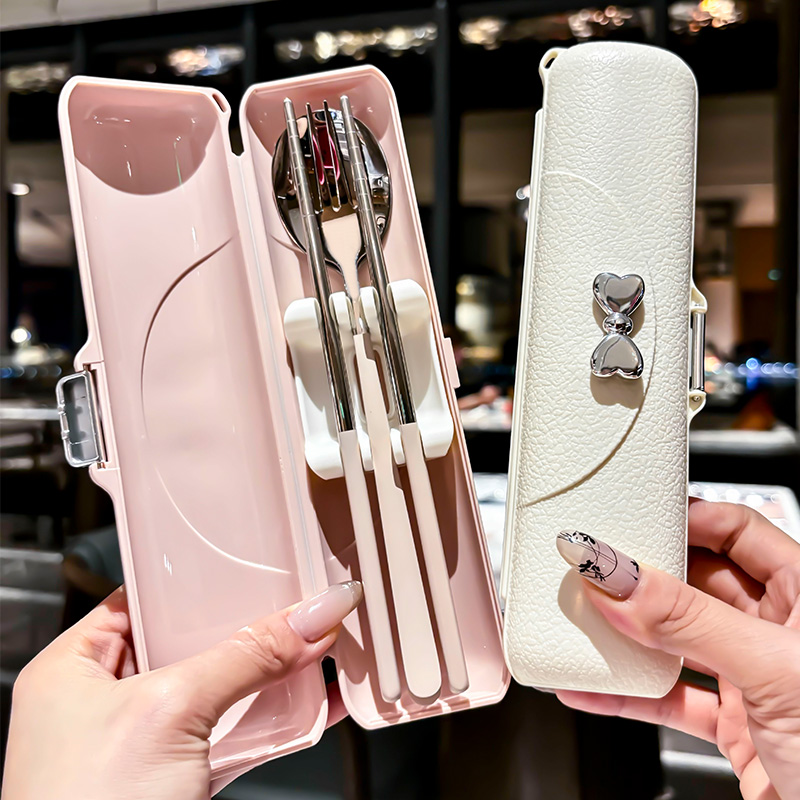 高颜值筷子勺子套装免费刻名字