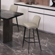 吧台椅高脚吧凳前台椅子家用轻奢简约现代进口头层牛皮真皮7170