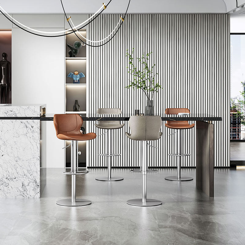 现代简约吧台椅凳子轻奢北欧欧式吧凳岛台升降美式家用高脚凳730