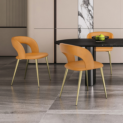 餐椅家用现代简约轻奢高级感椅子靠背椅设计师款餐厅餐桌椅5930