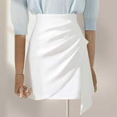 防走光不规则半身裙女春夏2026新款 设计感包臀裙高腰垂感a字短裙