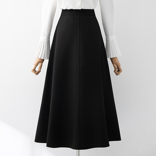 套装 半裙黑色公务员面试长裙职业衬衫 裙子 半身裙女夏a字正装 西装