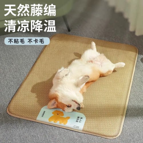 德国耐磨技术不沾毛夏季宠物凉席