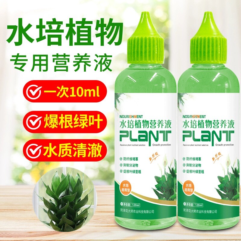 水培植物专用营养液富贵竹转运竹巴西木郁金香绿萝铜钱草通用肥料