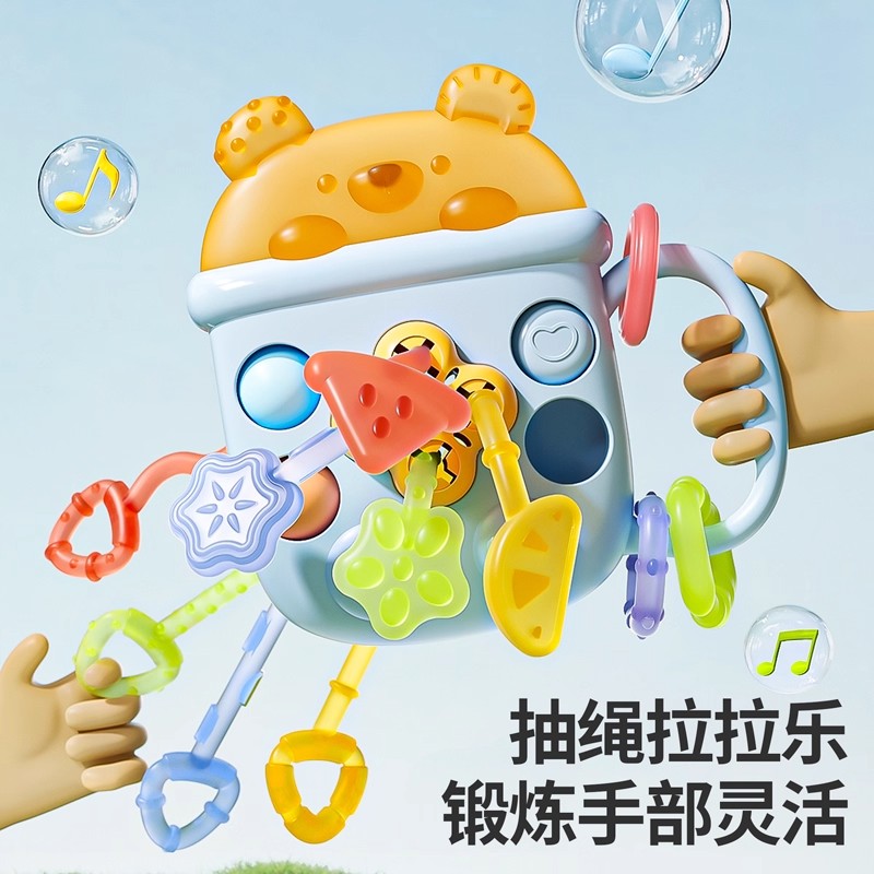 日本婴儿奶瓶拉拉乐硅胶抽抽乐