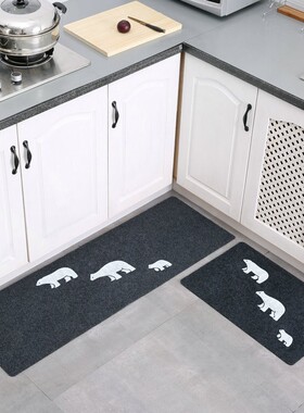 Kitchen bathroom door mat non-slip mat living room carpetmat