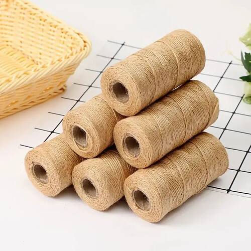 1pc 109 Yards Jute Rope, Jute Twine String, Hemp Cord For DI