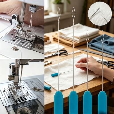 Home Sewing Machine Threading Assistant, Stainless Steel Qui