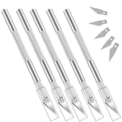 Metal Carving Knife Non-Slip Aluminum Alloy with Blades Cutt