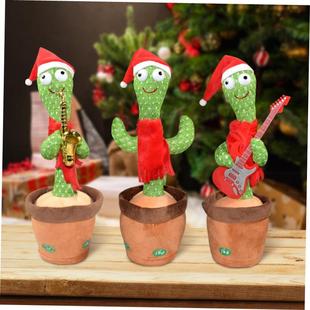 Dancing Cactus Repeat Talking Toy Electronic Plush Toys Can