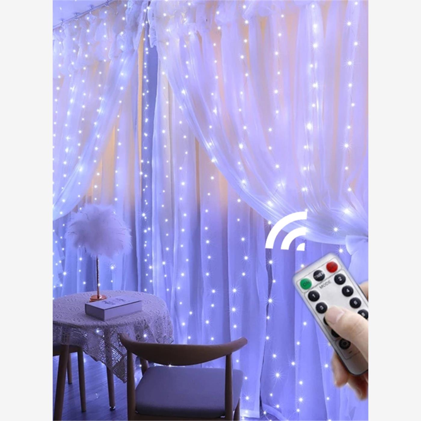 LED Fairy String Lights Curtain Garland Christmas Decoration