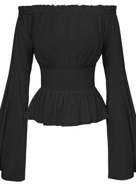 New long-sleeved womens Renaissance medieval top