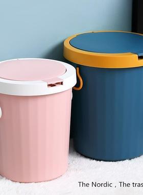 Garbage can toilet trash can kitchen Dustbin with cover bin