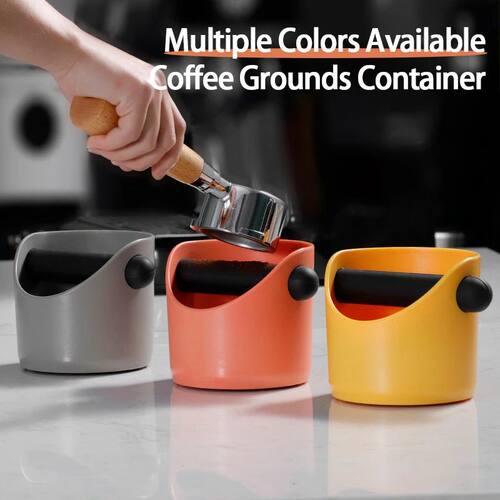 Espresso Grounds Container Coffee Knock Box Anti Slip Dump B
