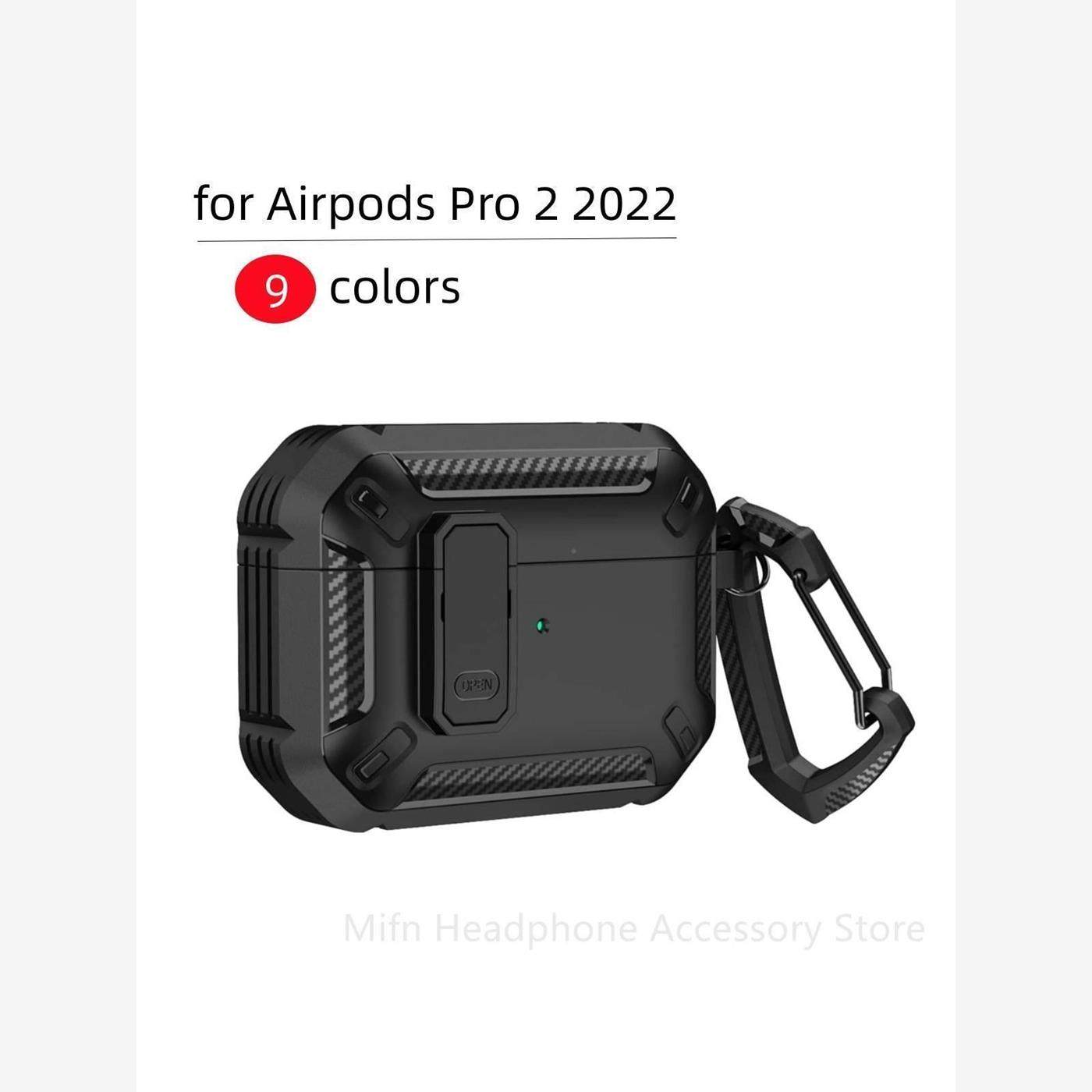 carbon fibre Switch Cover for Airpods Pro 2 headset Case