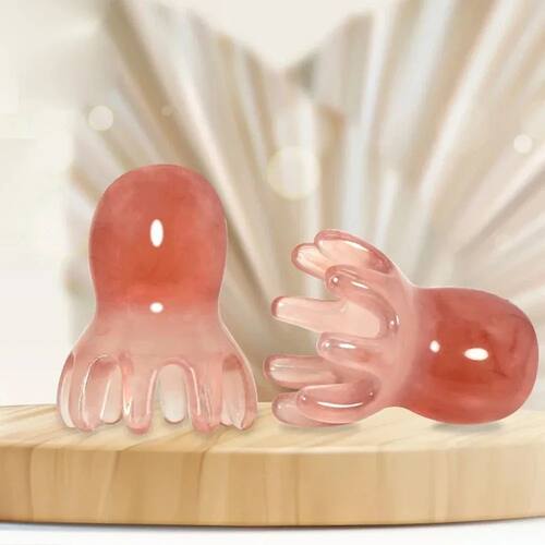 Cute Resin Octopus Comb - Scraping Scalp Massager Hair Care