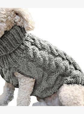 Winter Warm Dog Cat Sweater Clothes For Small Large Dogs Pet