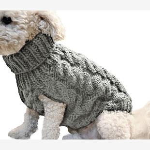 Winter Warm Dog Cat Sweater Clothes For Small Large Dogs Pet