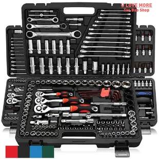 46pcs Tool Sets Car Repair Tool Kit Wrench Set Head Ratchet
