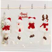 decorations Snowman doll Christmas tree pendant