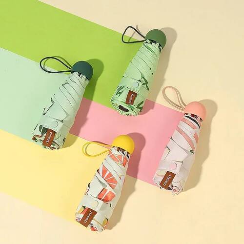 Six Bones Capsule Fruit Vinyl Clear Folding Pocket UV Protec